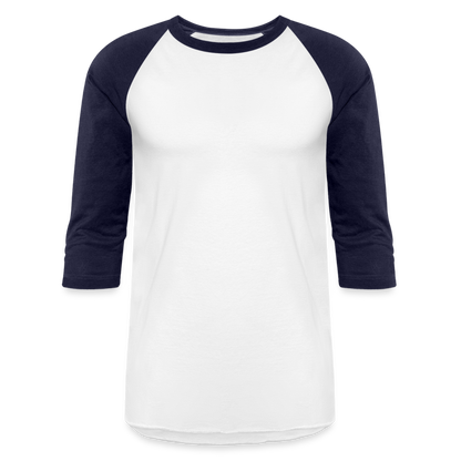 Baseball T-Shirt - white/navy