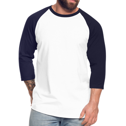 Baseball T-Shirt - white/navy