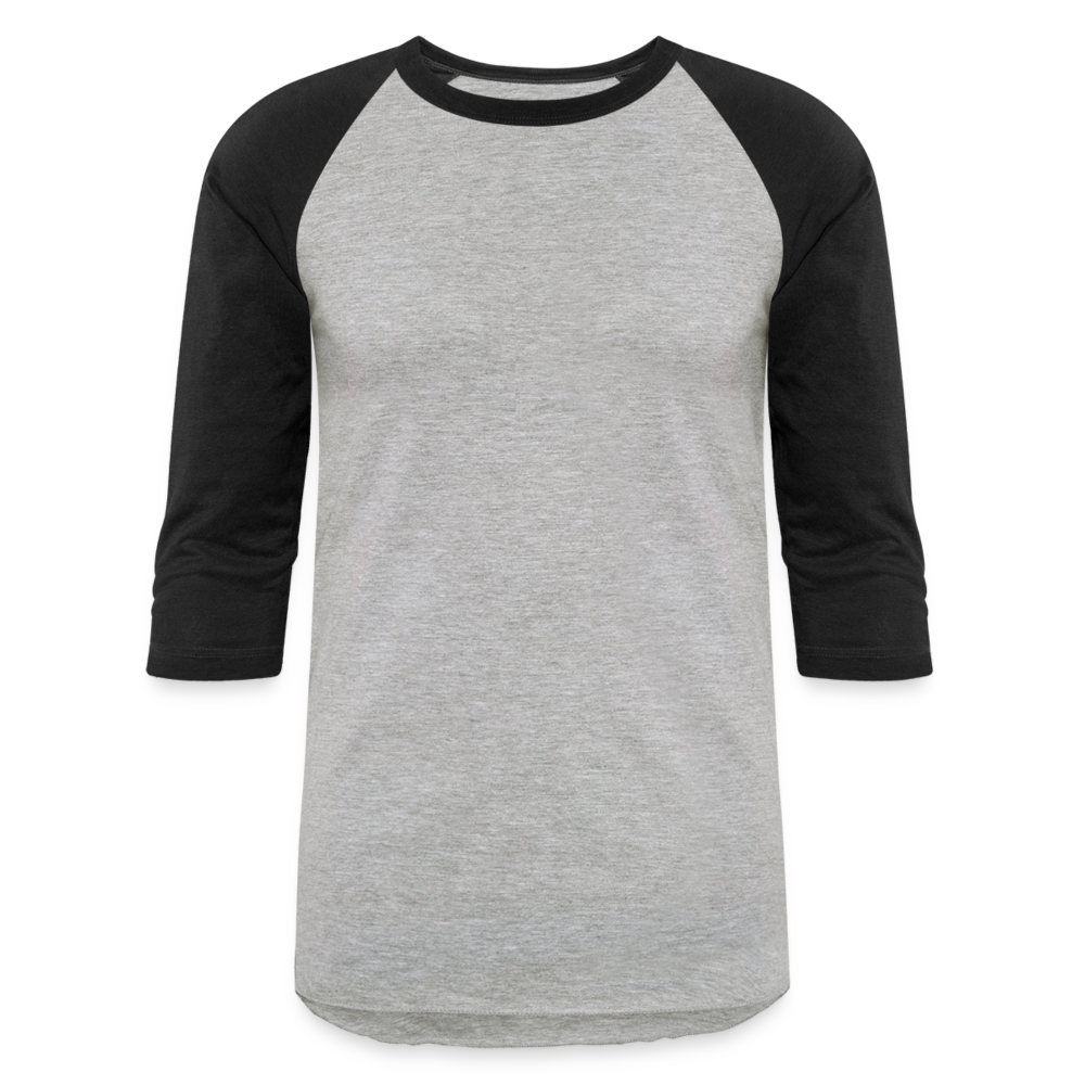 Baseball T-Shirt - heather gray/black