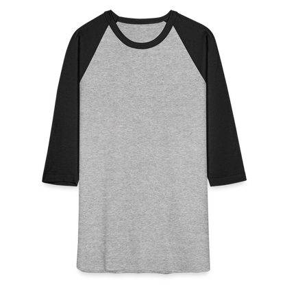 Baseball T-Shirt - heather gray/black