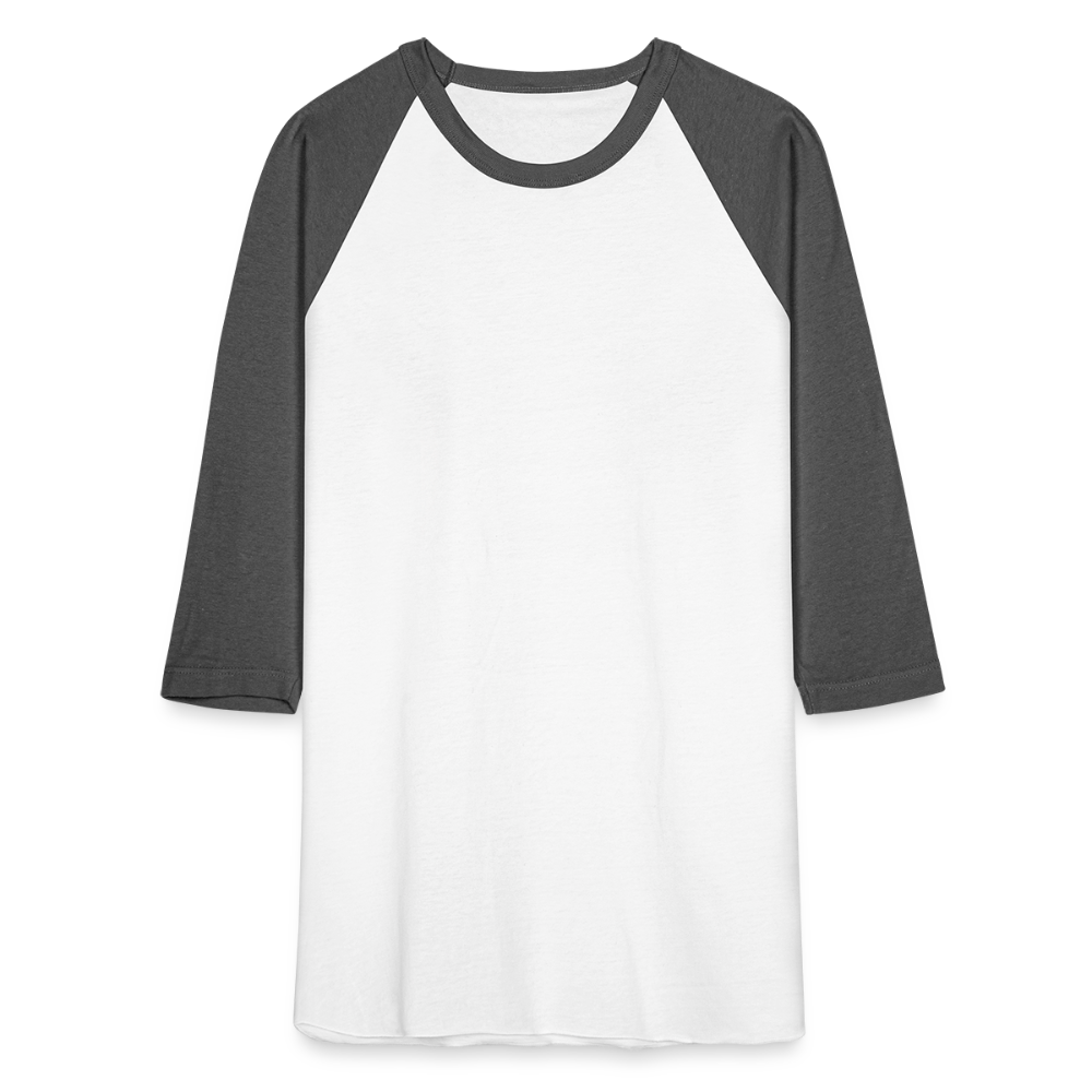 Baseball T-Shirt - white/charcoal