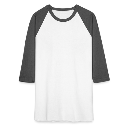 Baseball T-Shirt - white/charcoal