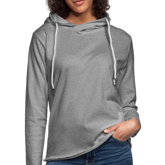 Unisex Lightweight Terry Hoodie - heather gray