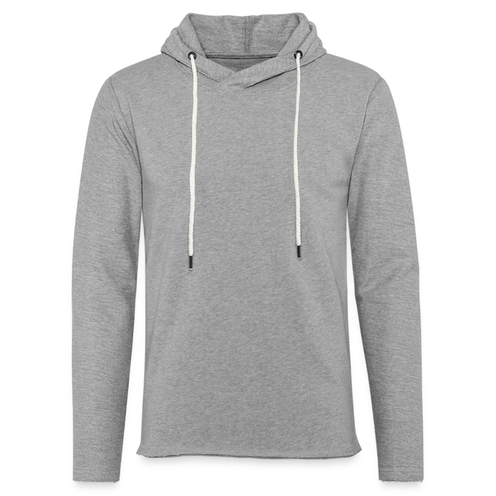 Unisex Lightweight Terry Hoodie - heather gray