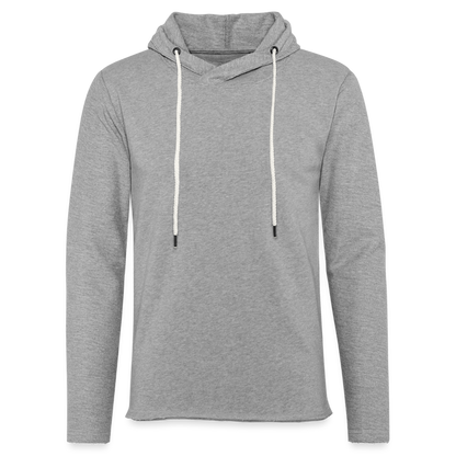 Unisex Lightweight Terry Hoodie - heather gray