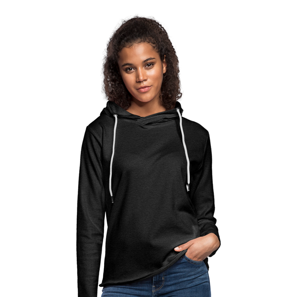 Unisex Lightweight Terry Hoodie - charcoal grey