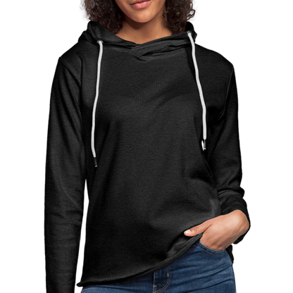 Unisex Lightweight Terry Hoodie - charcoal grey