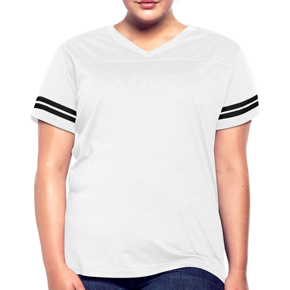 Women’s Vintage Sport T-Shirt - white/black