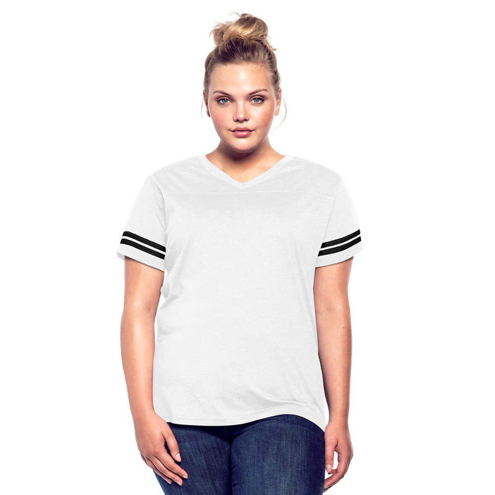 Women’s Vintage Sport T-Shirt - white/black