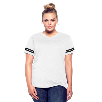 Women’s Vintage Sport T-Shirt - white/black