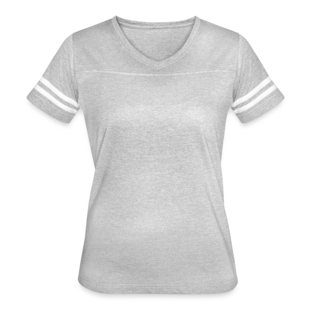 Women’s Vintage Sport T-Shirt - heather gray/white