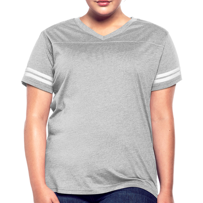 Women’s Vintage Sport T-Shirt - heather gray/white