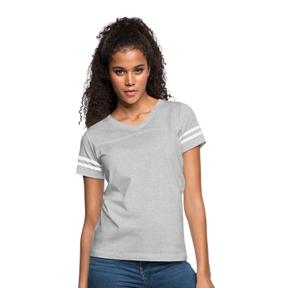 Women’s Vintage Sport T-Shirt - heather gray/white