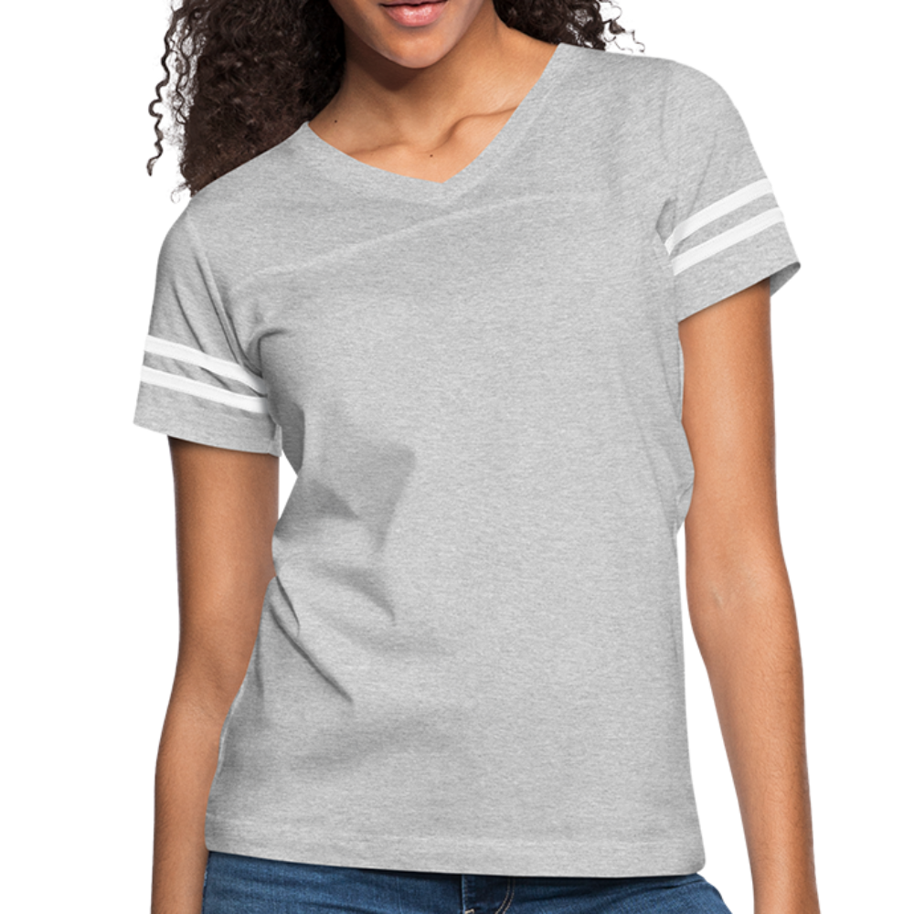 Women’s Vintage Sport T-Shirt - heather gray/white