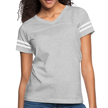 Women’s Vintage Sport T-Shirt - heather gray/white