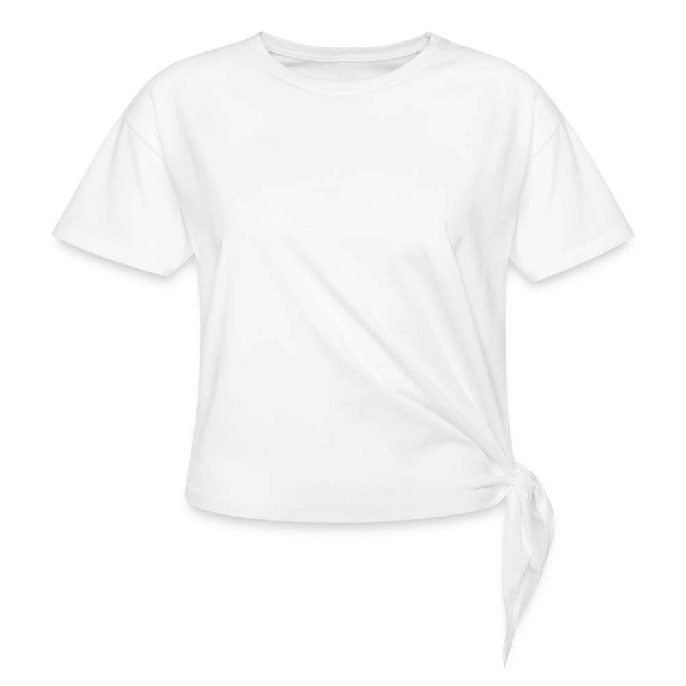 Women's Knotted T-Shirt - white