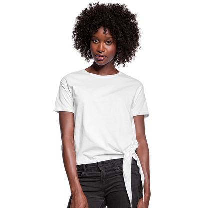 Women's Knotted T-Shirt - white