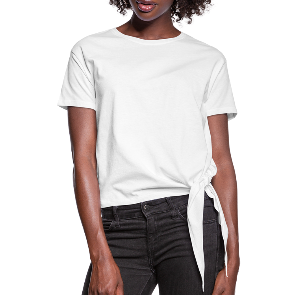 Women's Knotted T-Shirt - white