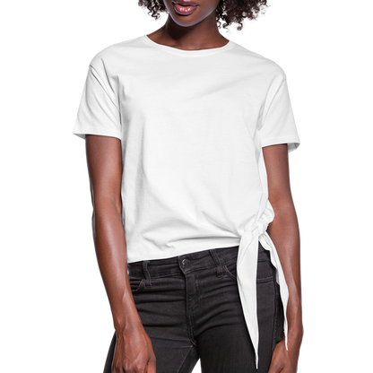 Women's Knotted T-Shirt - white