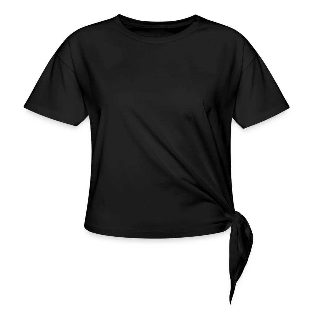 Women's Knotted T-Shirt - black