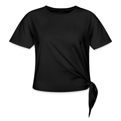 Women's Knotted T-Shirt - black