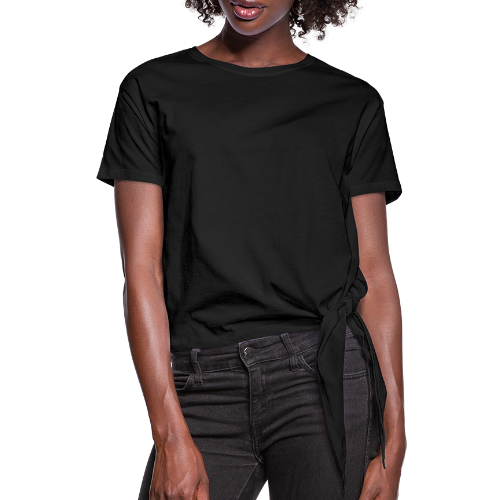 Women's Knotted T-Shirt - black