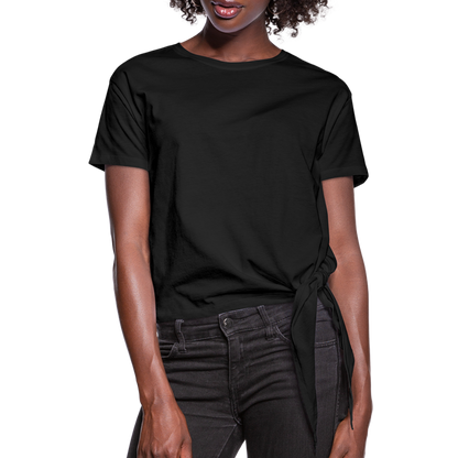 Women's Knotted T-Shirt - black