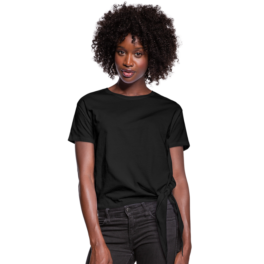 Women's Knotted T-Shirt - black