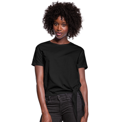 Women's Knotted T-Shirt - black