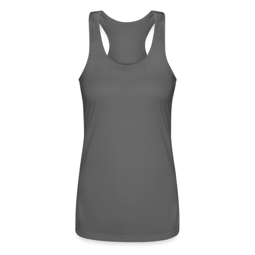 Women’s Performance Racerback Tank Top - charcoal