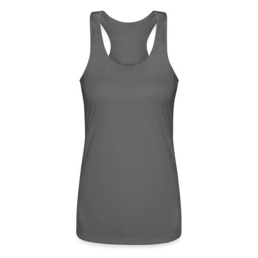 Women’s Performance Racerback Tank Top - charcoal