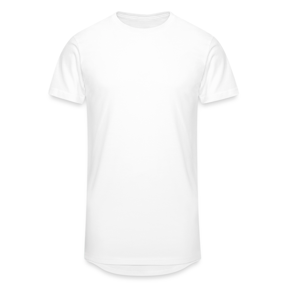 Men’s Long Body Urban Tee | Canvas - white