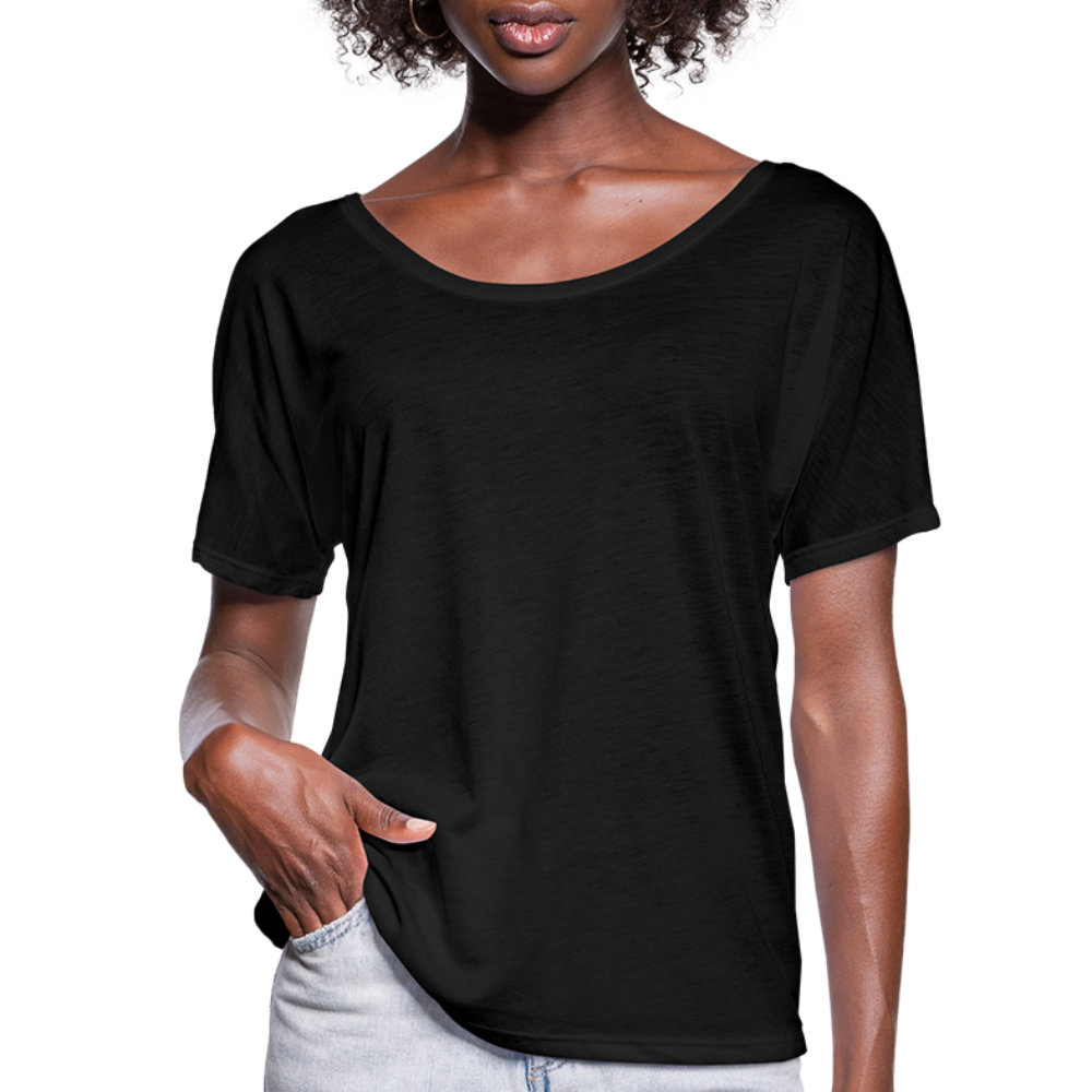 Women’s Flowy T-Shirt - black