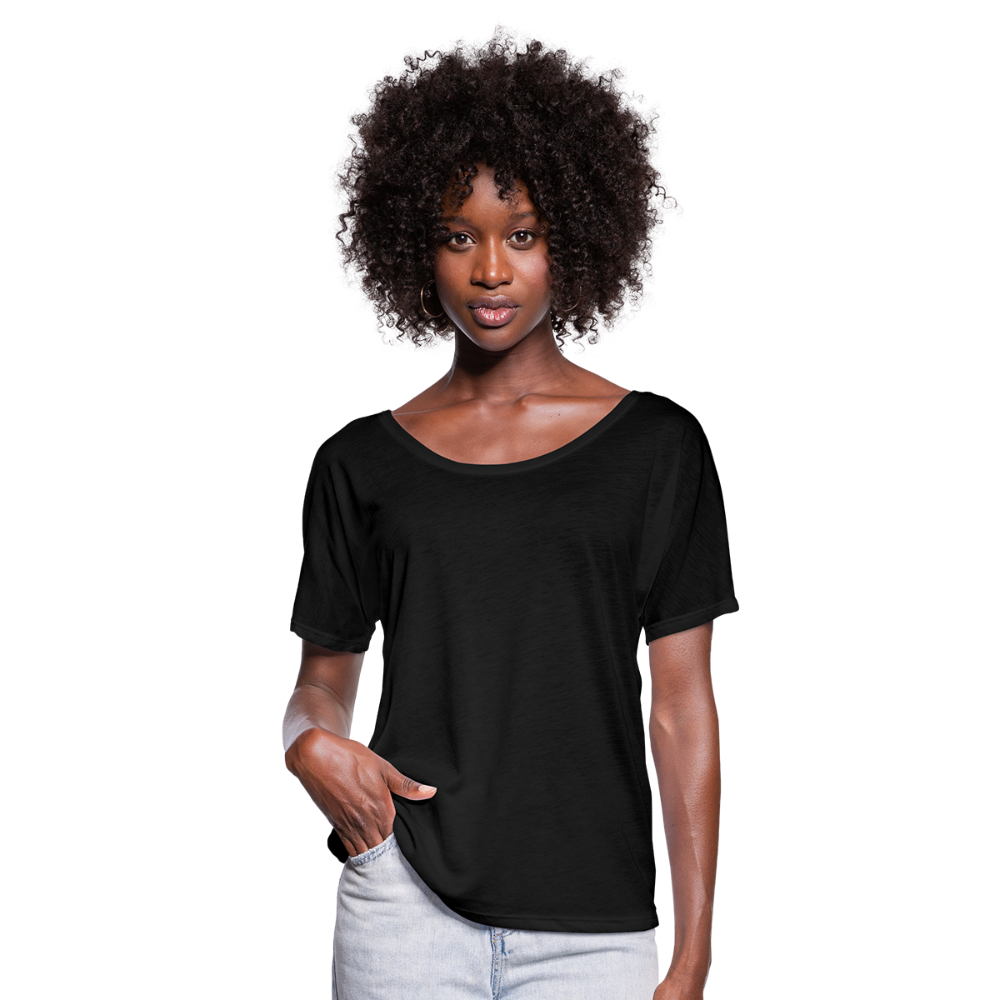 Women’s Flowy T-Shirt - black