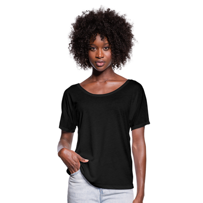 Women’s Flowy T-Shirt - black