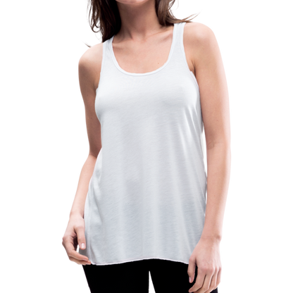 Women's Flowy Tank Top by Bella - white