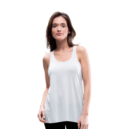 Women's Flowy Tank Top by Bella - white