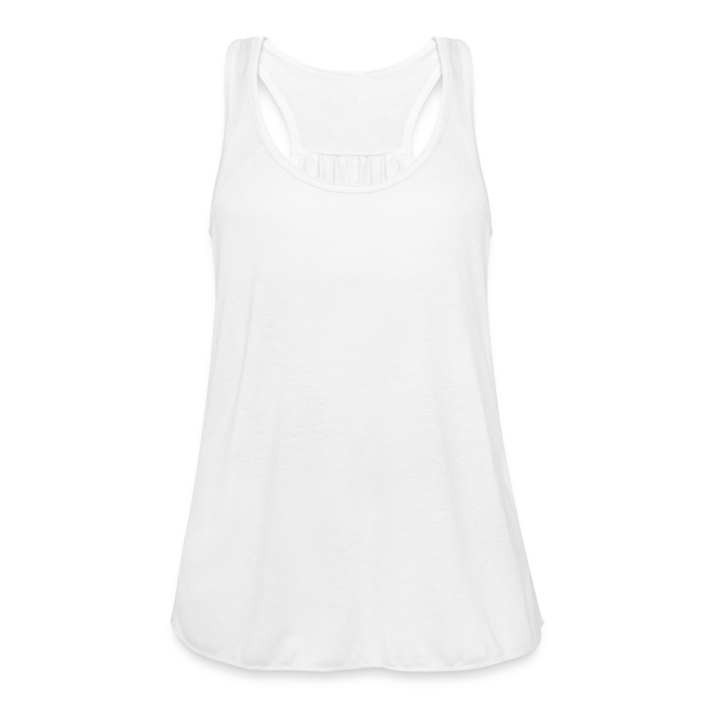 Women's Flowy Tank Top by Bella - white