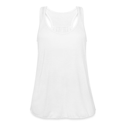 Women's Flowy Tank Top by Bella - white