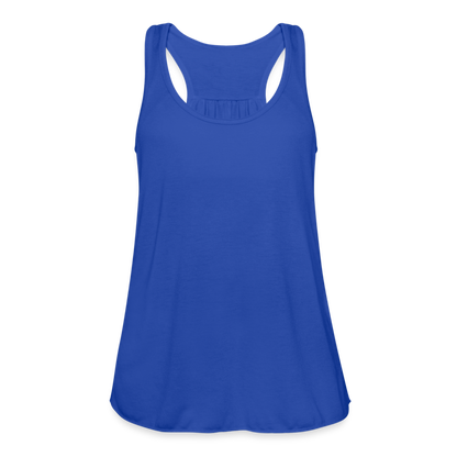 Women's Flowy Tank Top by Bella - royal blue