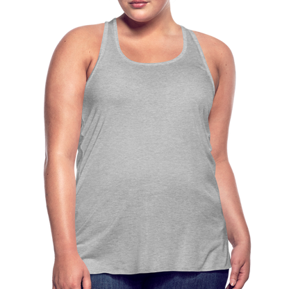 Women's Flowy Tank Top by Bella - heather gray