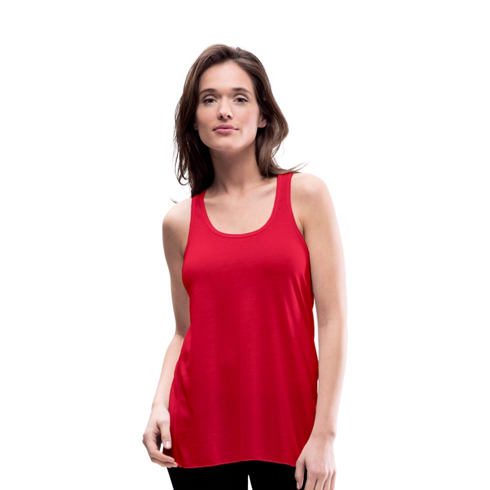 Women's Flowy Tank Top by Bella - red