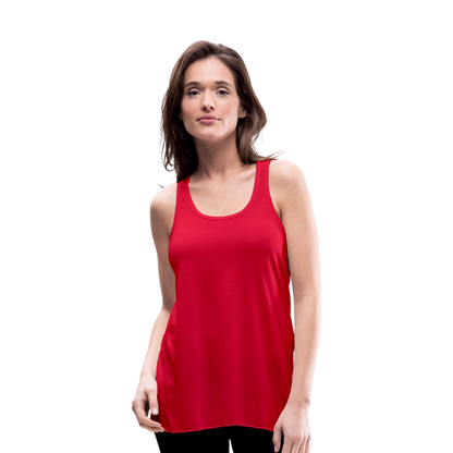 Women's Flowy Tank Top by Bella - red