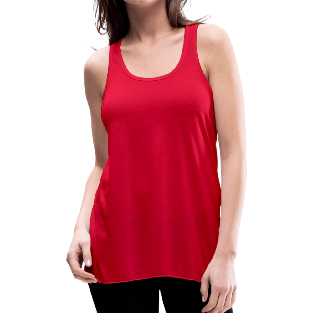 Women's Flowy Tank Top by Bella - red