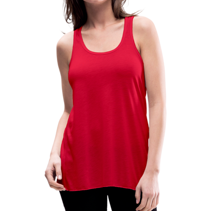 Women's Flowy Tank Top by Bella - red