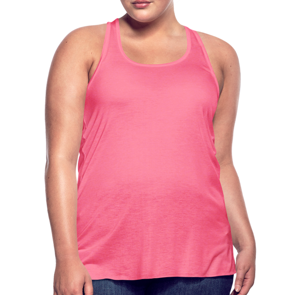 Women's Flowy Tank Top by Bella - neon pink