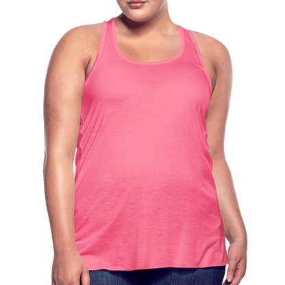 Women's Flowy Tank Top by Bella - neon pink