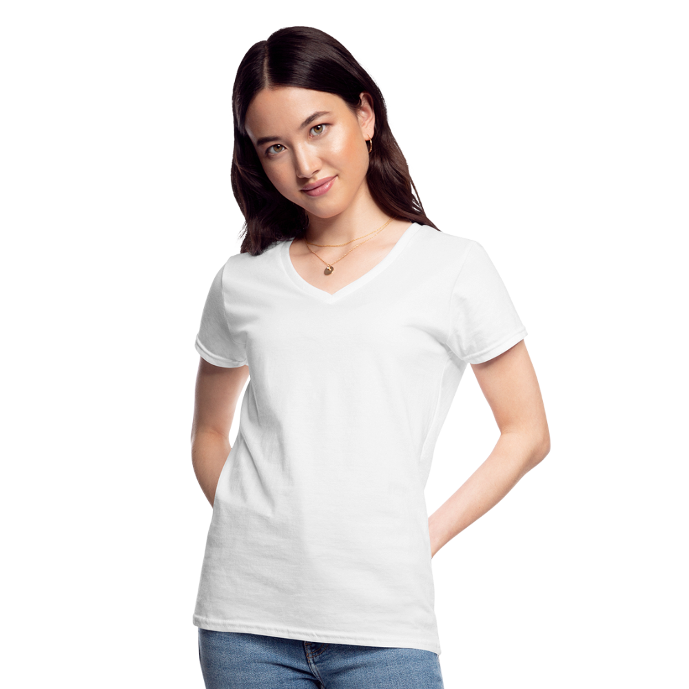 Women's V-Neck T-Shirt - white