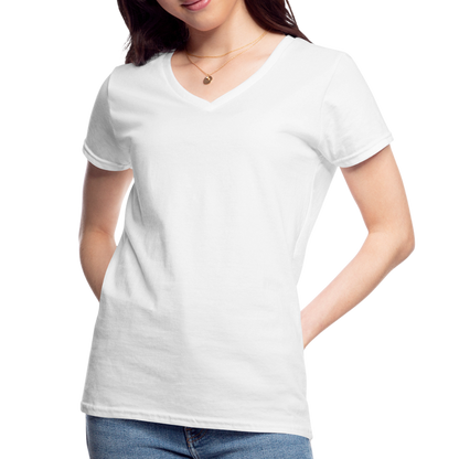 Women's V-Neck T-Shirt - white