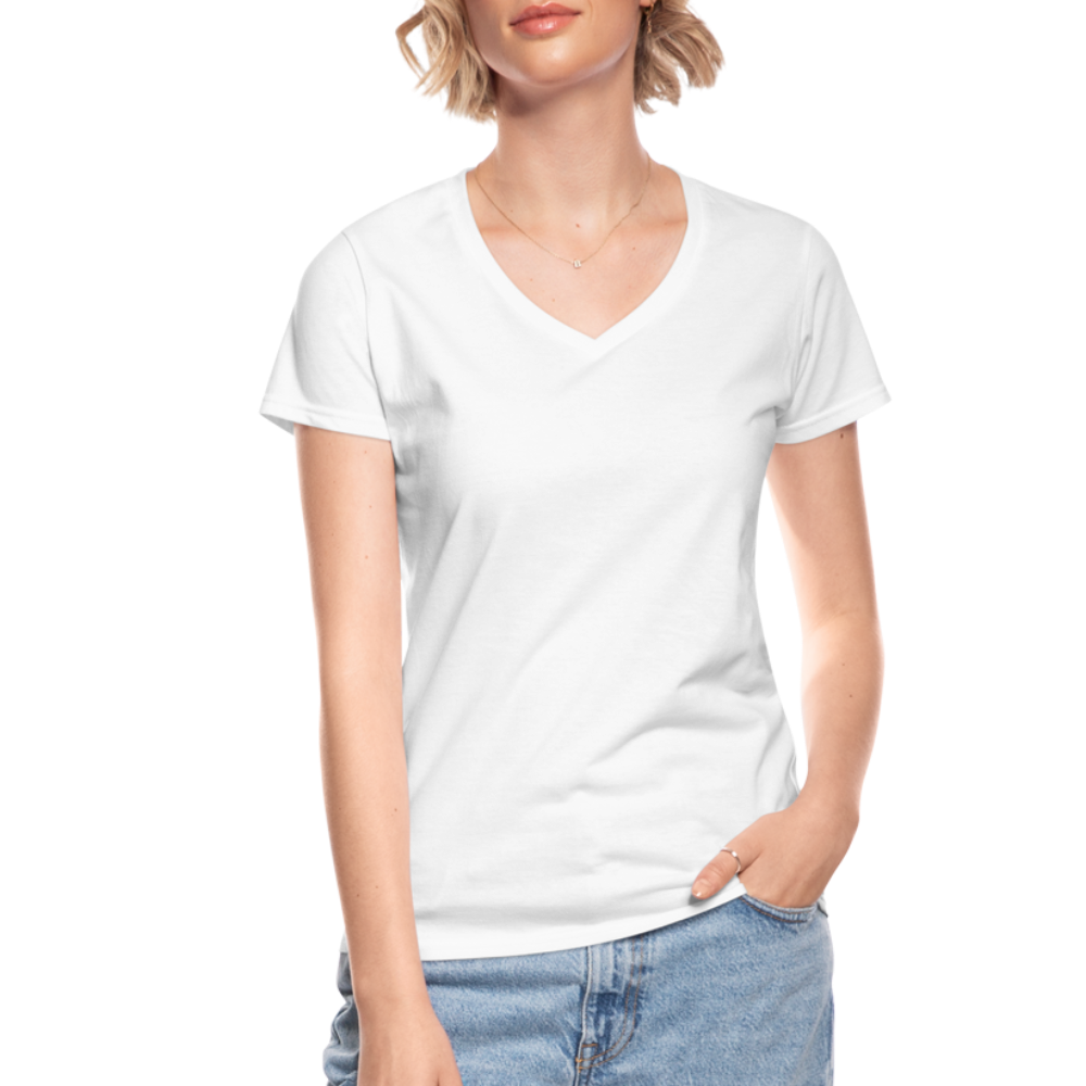 Women's V-Neck T-Shirt - white